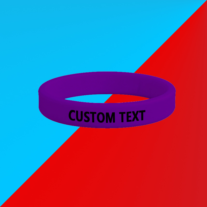 70pcs Custom Silicone Wristbands, Personalised Gift Set